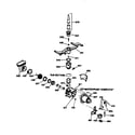 GE GSD1430X66WW motor pump mechanism diagram