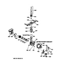 GE GSC1200X01 motor-pump mechanism diagram