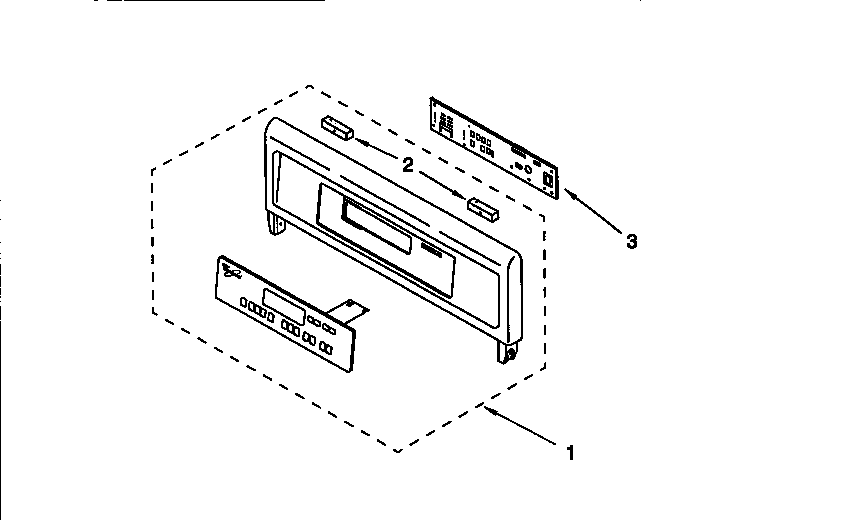 Whirlpool RBD275PDB2 control panel diagram
