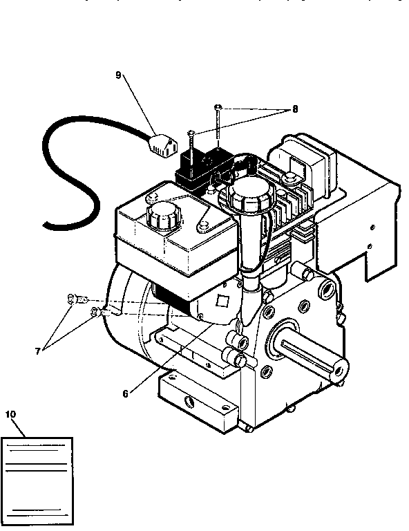 Craftsman 536885471 electric start diagram