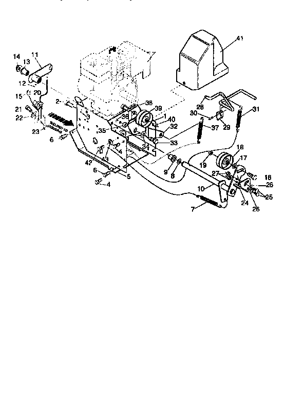 Craftsman 536885471 frame components diagram