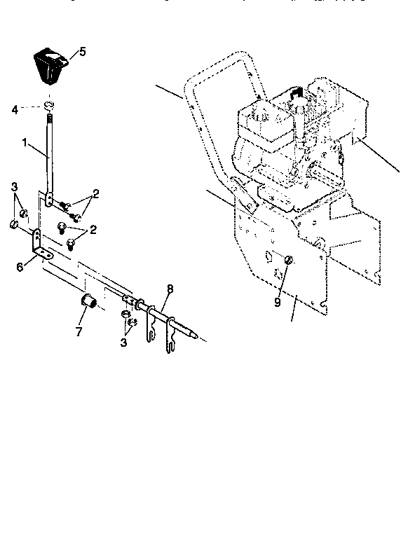Craftsman 536885471 shift yoke diagram