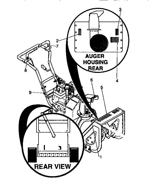 Craftsman 536885471 decals diagram