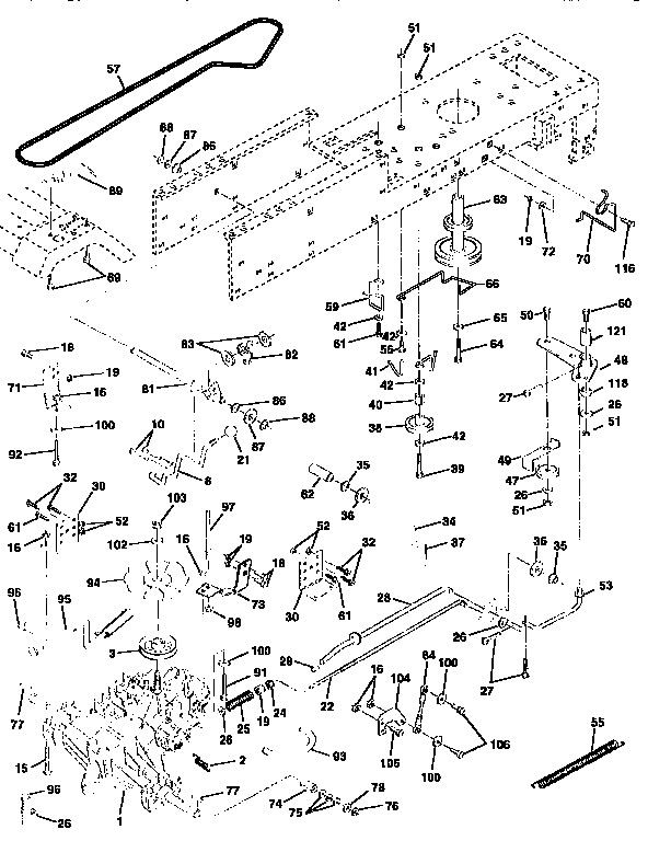 Craftsman 917259381 drive diagram