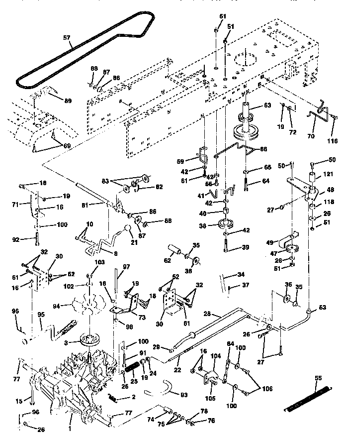 Craftsman 917259341 drive diagram