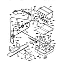 Kenmore 91136755792 oven burner section diagram