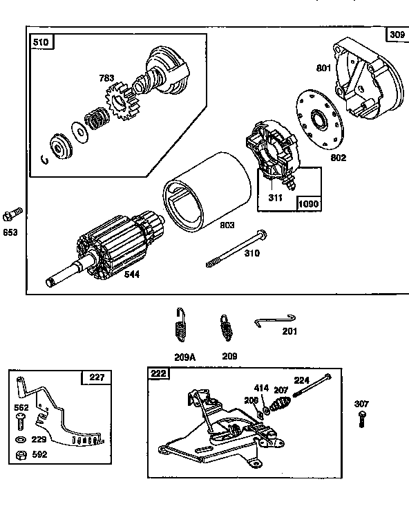 Craftsman 917258670 starter motor diagram