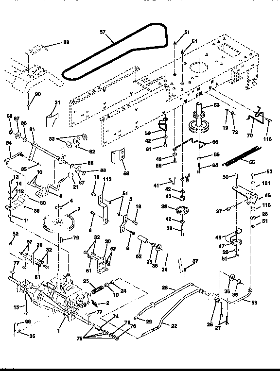 Craftsman 917259331 drive diagram