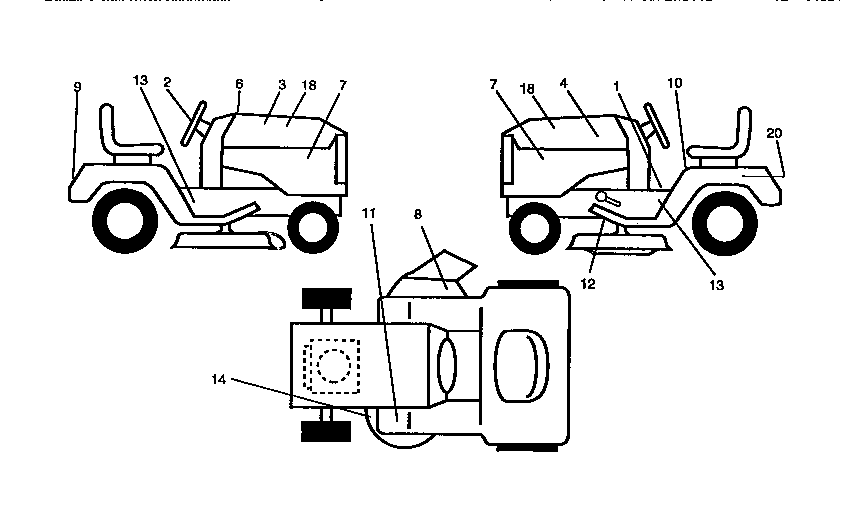 Craftsman 917259331 decals diagram
