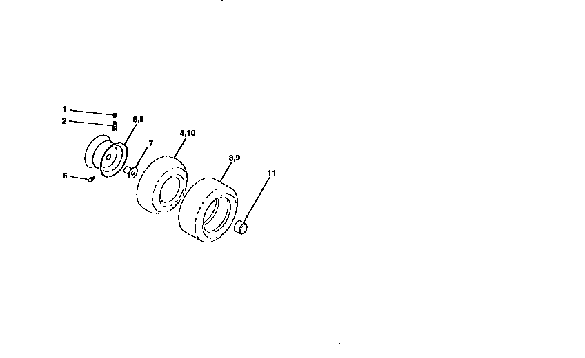Craftsman 917259331 wheels and tires diagram