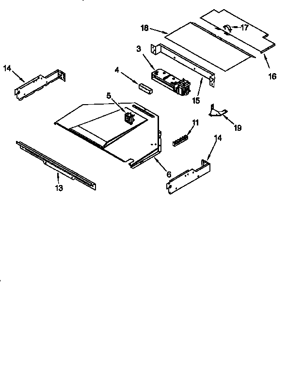 KitchenAid KEBI141DWH2 top venting diagram