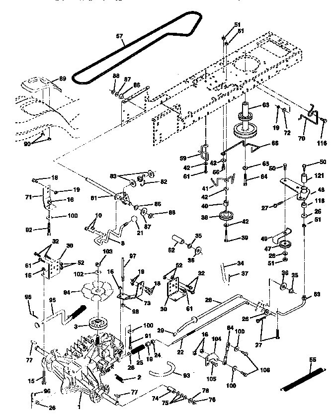 Craftsman 917259530 drive diagram