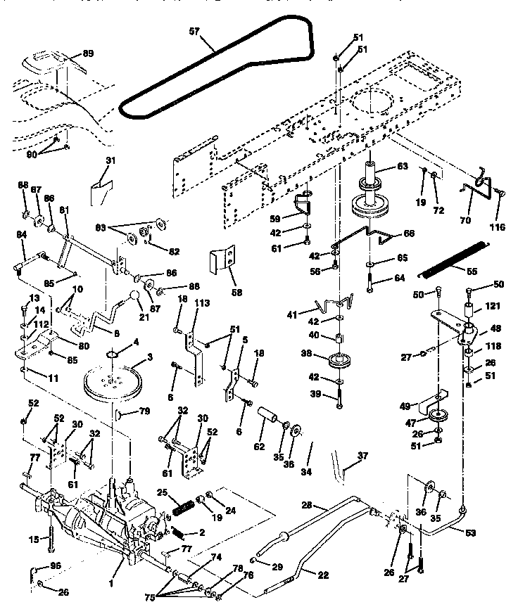 Craftsman 917259520 drive diagram