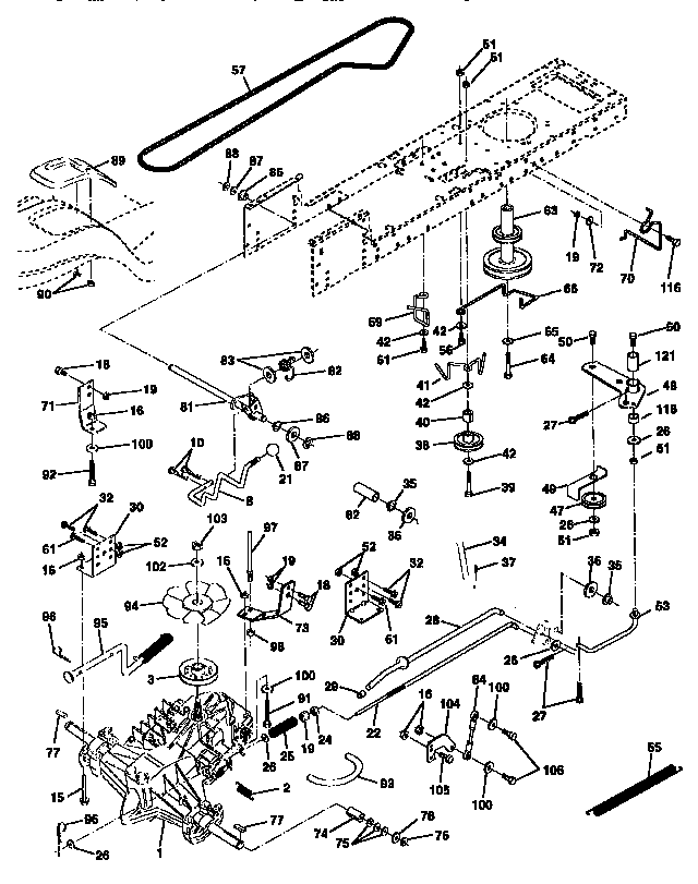 Craftsman 917259030 drive diagram