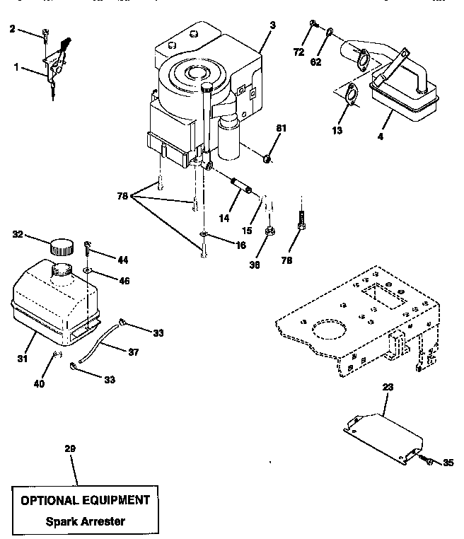 Craftsman 917259030 engine diagram