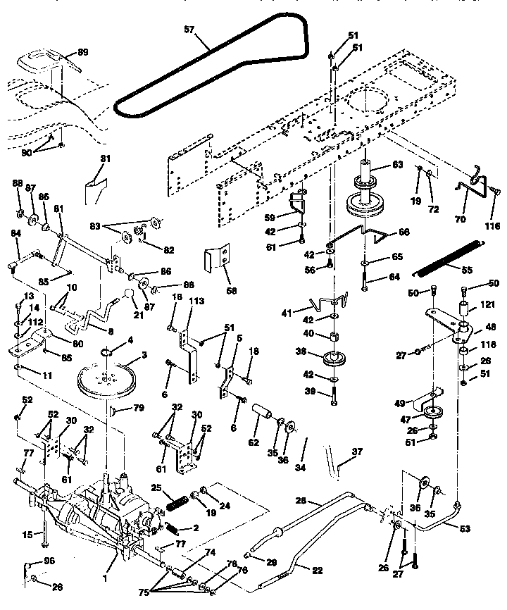 Craftsman 917259020 drive diagram