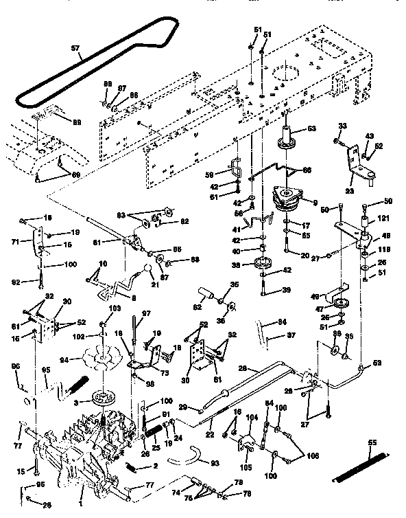 Craftsman 917258690 drive diagram