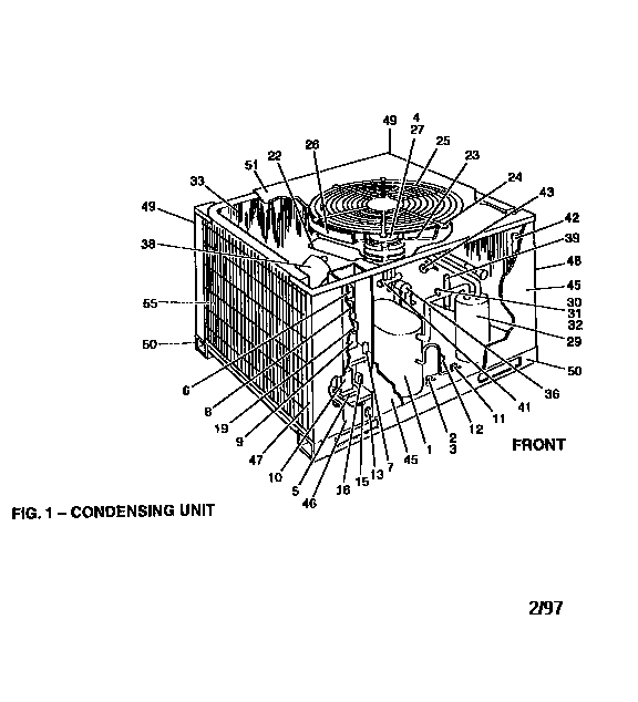York E1FB90A58B condensing unit diagram