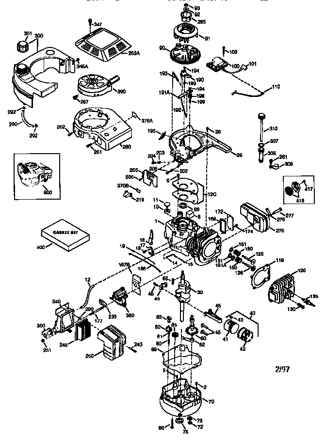 Craftsman 247370350 engine (71/143) 143.975514 diagram