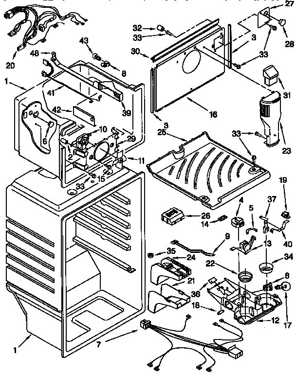 Kenmore 10677188790 liner part diagram