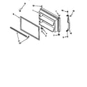 Kenmore 10667181790 freezer door diagram