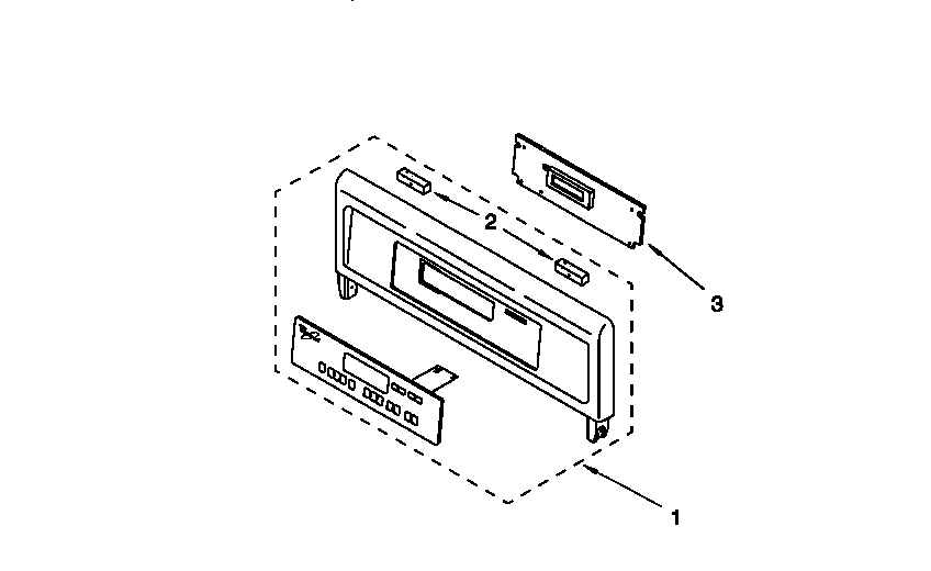 Whirlpool RBD276PDB2 control panel diagram
