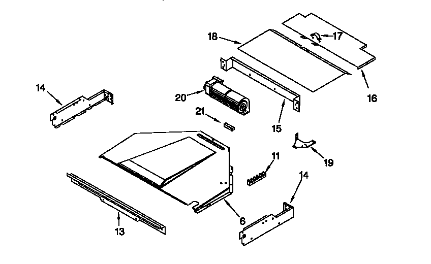 Whirlpool RBD276PDB2 top venting diagram