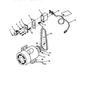 Craftsman 113232240 switch and motor assembly diagram