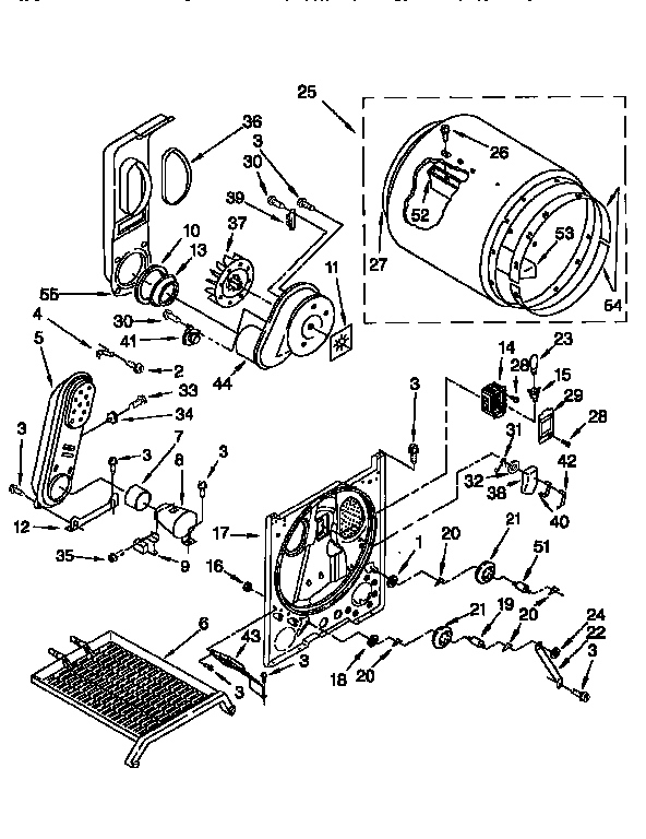 Kenmore 11077834790 bulkhead diagram