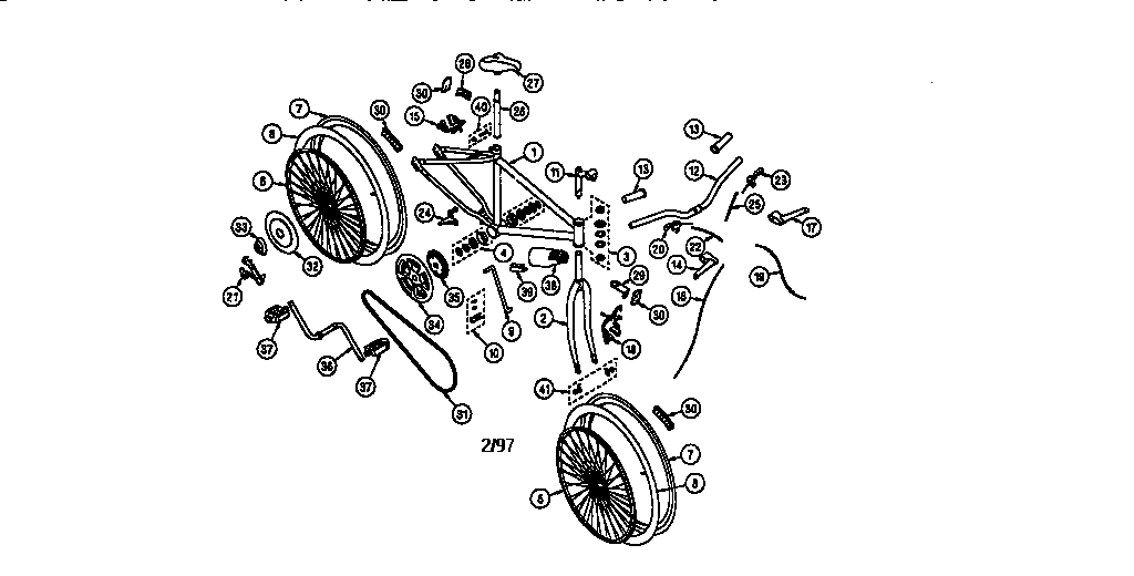 Huffy 14577 unit parts diagram