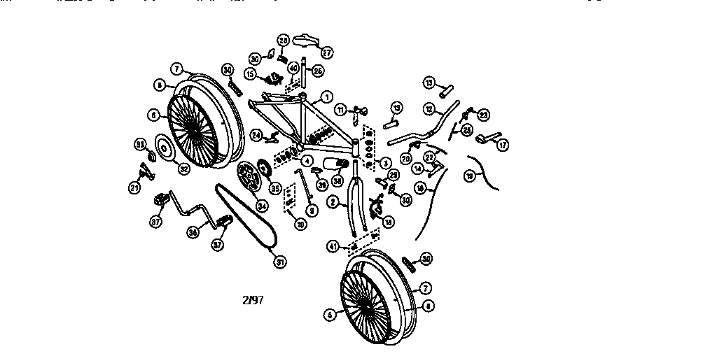 Huffy 16696 unit parts diagram