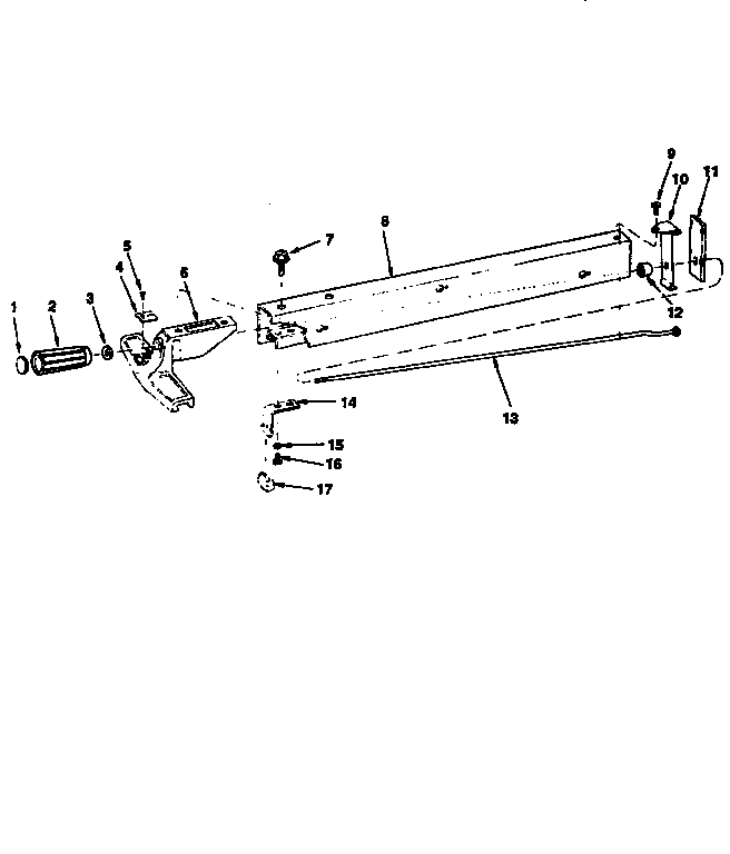 Craftsman 113299210 fence assembly diagram