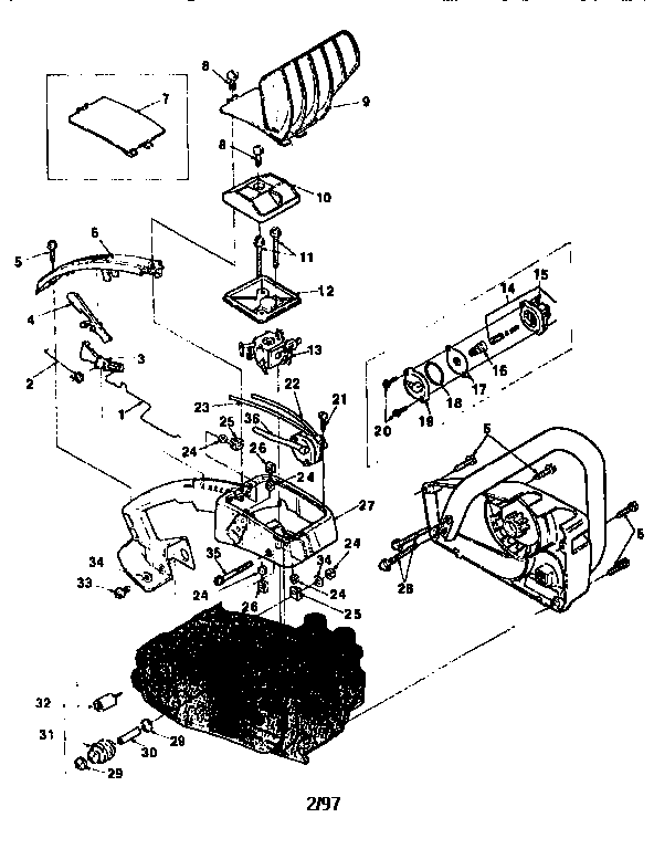 Homelite 240SL-UT10627 figure 1 diagram