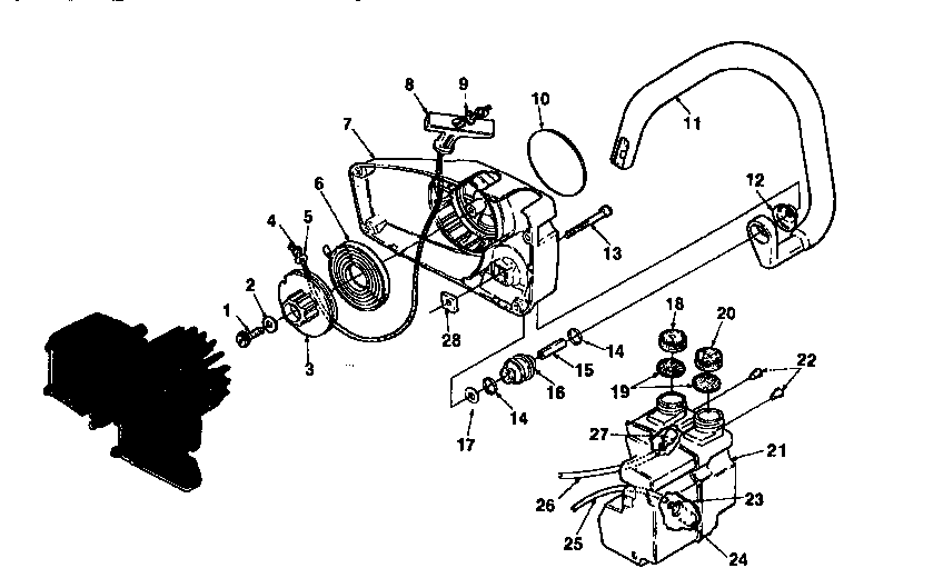Homelite 240SL-UT10627 figure 3 diagram