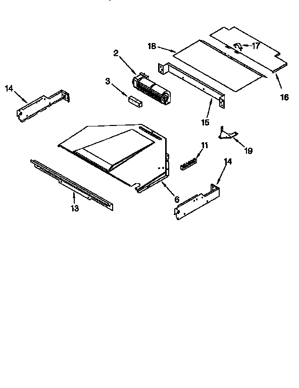Whirlpool RBD245PDQ1 top venting diagram