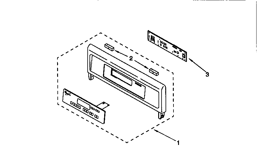 Whirlpool RBD245PDQ3 control panel diagram