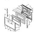 Whirlpool RF375PXEZ0 door diagram