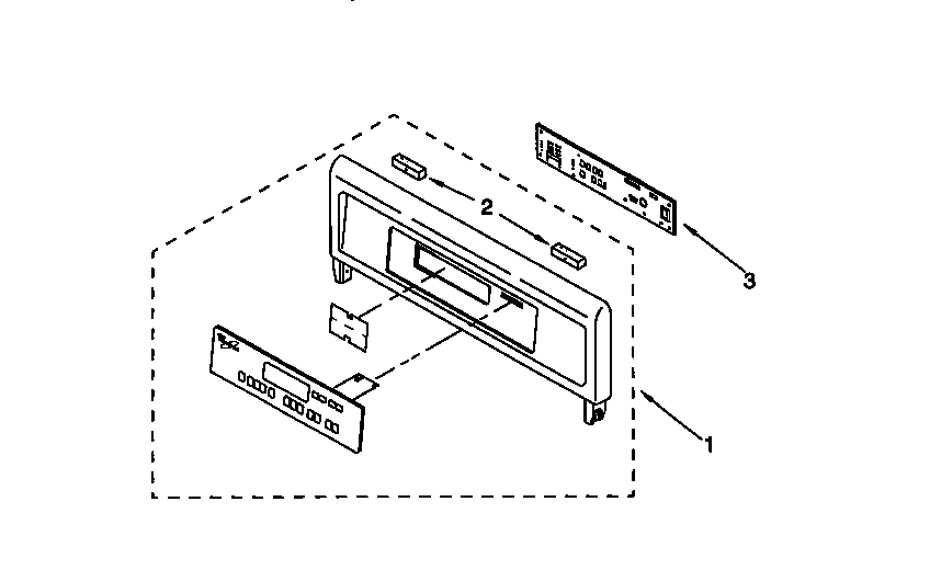 Whirlpool RBS245PDB2 control panel diagram