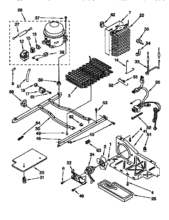 Whirlpool ED22DSXEN01 unit diagram