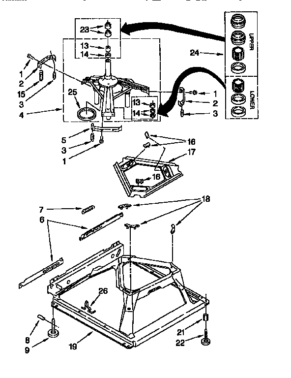 Kenmore 11027802691 machine base diagram