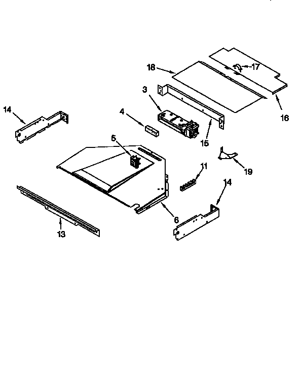 KitchenAid KEBI141DWH1 top venting diagram