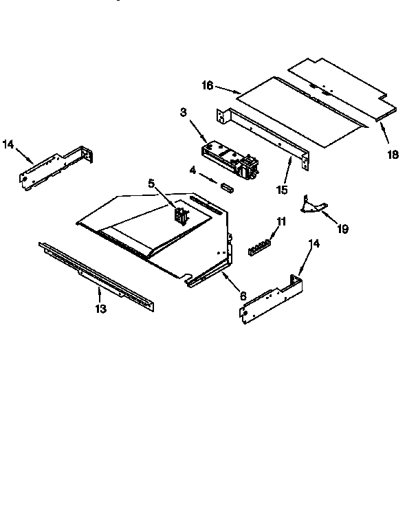 KitchenAid KEBS107DBAL1 top venting diagram