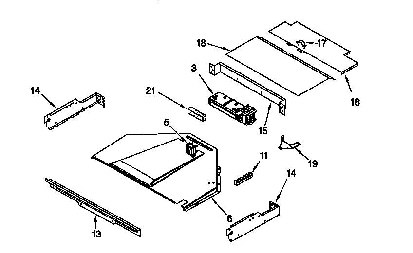 KitchenAid KEBS177DWH1 top venting diagram
