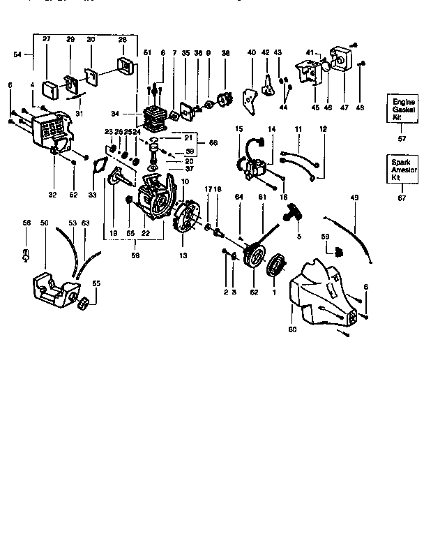 Craftsman 358795320 engine diagram