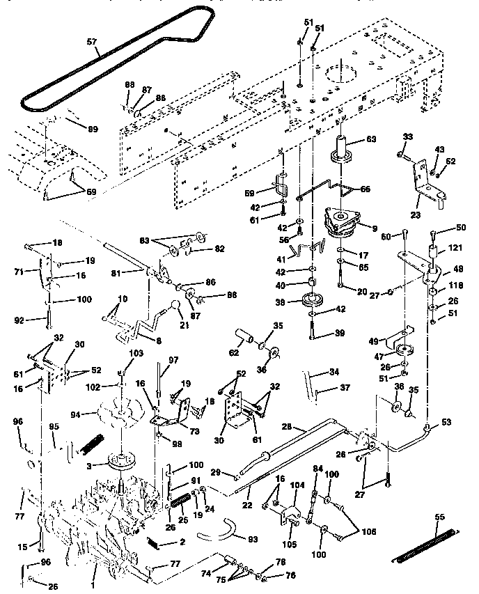 Craftsman 917258691 drive diagram