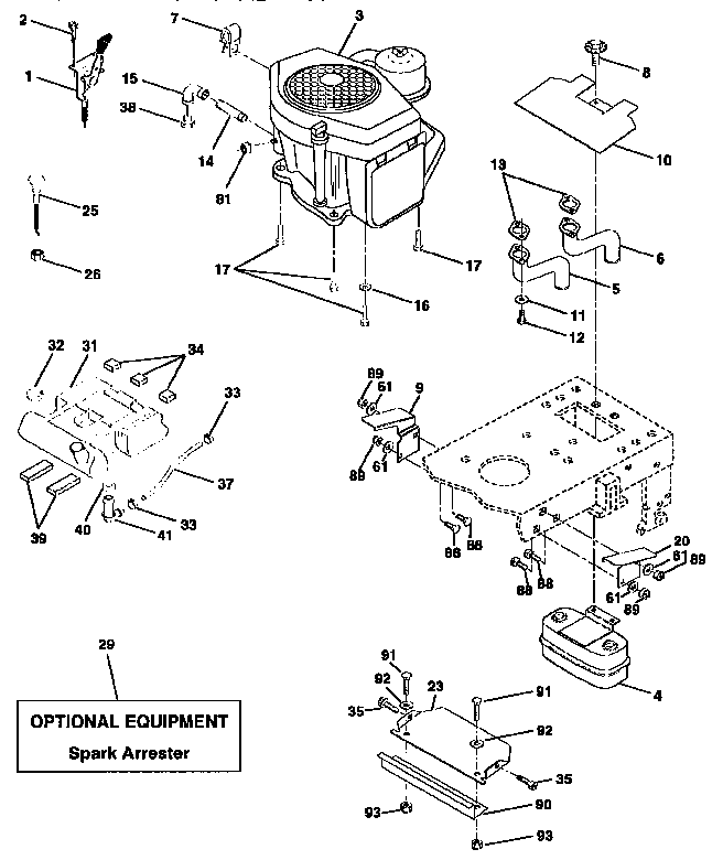 Craftsman 917258691 engine diagram