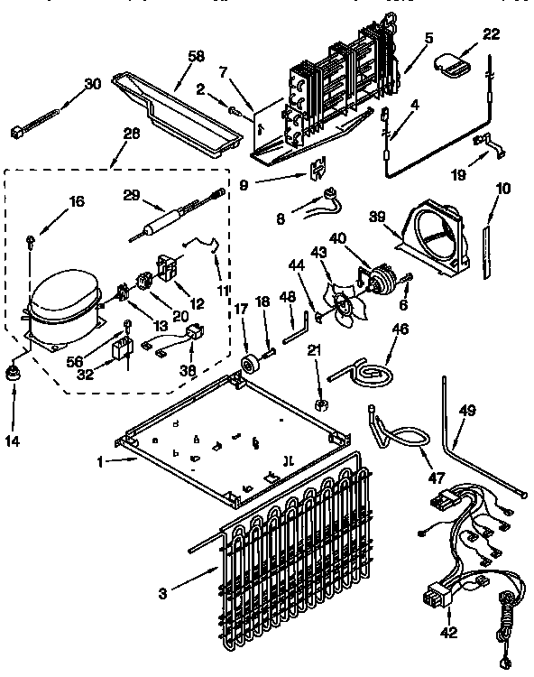 Kenmore 10667828790 unit diagram