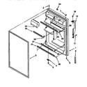 Kenmore 10667828790 refrigerator door diagram