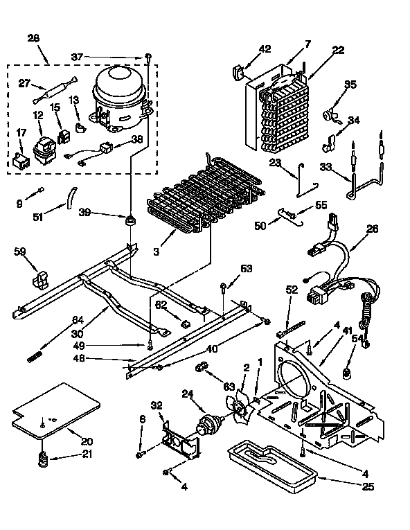 Kenmore 1069555723 unit diagram