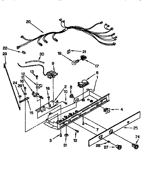 Kenmore 1069555723 control diagram